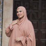 Robe Prière Avec foulard Attaché Pêche