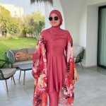Burkini SILVY Bois De Rose ( 4 Piéces)