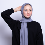 Foulard coton viscose - BLEU CHARETTE