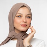 Foulard Chiffon TAUPE