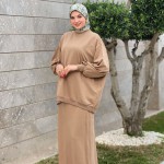 Ensemble Jupe SEDRA Camel