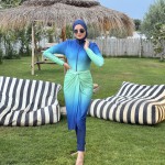 Burkini BALI Bleu/Vert