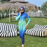 Burkini BALI Bleu/Vert