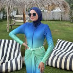 Burkini BALI Bleu/Vert