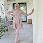 Burkini RUBY Nude ( 3 Piéces)