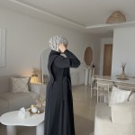 Abaya Sahar Noir