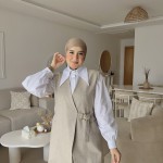 Ensemble Trois Piéces Blanc cassé