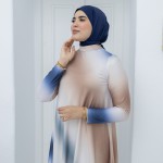 Burkini 3 Pièces HAWAÏ Blue/Caramel