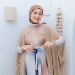 Burkini Mango 4 Pièces Bleu/Caramel
