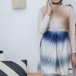 Burkini 3 Pièces JAMAÏCA Bleu/Caramel