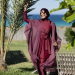 Burkini Mango 4 Pièces Burgundy