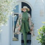Burkini Mango 4 Pièces Vert