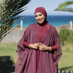 Burkini Mango 4 Pièces Burgundy