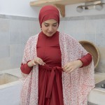 Burkini Mango 4 Pièces Rouge