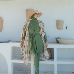 Burkini Mango 4 Pièces Vert