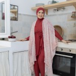 Burkini Mango 4 Pièces Rouge