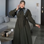 Robe Cylia Vert Militaire