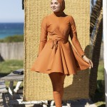 Burkini 3 Pièces MANGO Orange