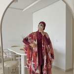 Burkini MANGO Burgundy ( avec pancho )