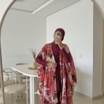 Burkini MANGO Burgundy ( avec pancho )