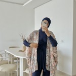 Burkini MANGO Bleu Nuit ( avec pancho. )