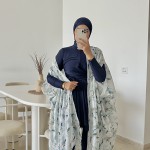 Burkini MANGO Bleu Nuit ( avec pancho )