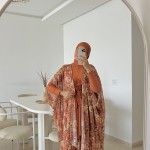 Burkini MANGO Orange ( Avec Pancho )