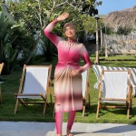 Burkini Bali 4 Pièces Rose ( JUPE LONGUE )
