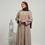 Abaya Chahrazede Taupe