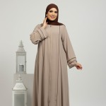 Abaya Chahrazede Taupe
