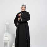 Abaya Mayan Noir Avec Foulard Chiffon Gratuit