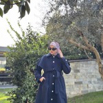 Manteau Sevda Bleu Nuit
