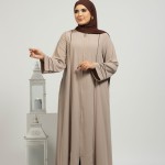 Abaya Chahrazede Taupe