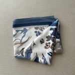 Foulard Imprimé GARDEN Bleu