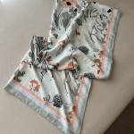 Foulard Imprimé GARDEN Vert.