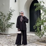 Ensemble Ivy Noir ( avec gants )